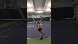 Tennis serve  Slow motion [upl. by Ecadnarb]