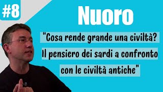 Stefano Piroddi presenta sandahlia a Nuoro quotCosa rende grande una civiltàquot [upl. by Innor]