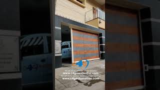 Automatic Modern Garage Gate  HPL Fundermax Design Garage Gate Automation  House Gate Designs [upl. by Enneyehc]