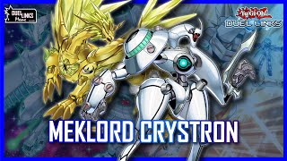 Meklord Crystron the AntiSynchro Synchro Deck YuGiOh Duel Links [upl. by Gosney992]