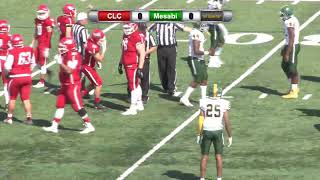 Central Lakes College Football vs Mesabi Range College 9142019 [upl. by Jeggar]