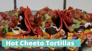 Hot Cheeto Tortillas  How To Make  Oscarins Kitchen [upl. by Ykcim]