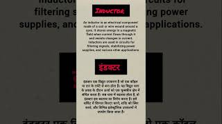 What Is Inductor Inductor Kiya hai in 15 sec education physics electricalengineering science [upl. by Magbie]