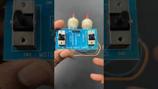 Dual Motor Control Board With Left Rightangle Rotate shorts dcmotor motor [upl. by Oryaj]