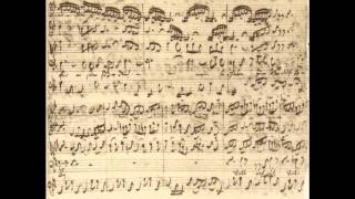 Bach Manuscript  Matthaeus Passion  65 [upl. by Panthea901]