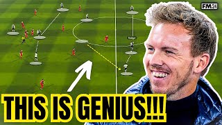 Julian Nagelsmanns TOTAL Fluid Tactic  WIDE OVERLOADS  BEST FM24 TACTICS [upl. by Aneel558]