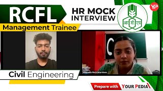 HR Mock for RCFL Management Trainee  Civil Engg Start Interviews Preparation with YourPedia [upl. by Andra]