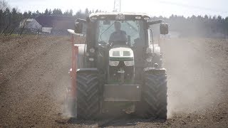 Gerstenaussaat 2018  Grubbern und Säen  John Deere 6150R  LandtechnikTeam Oberpfalz [upl. by Ugo241]