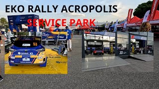 EKO RALLY ACROPOLIS SERVICE PARK VLOG 🏎 [upl. by Notfilc]