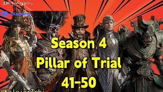 DragonHeir Silent Gods  Season 4  Pillar of Trial Fire and Poison  Floor 41  50 [upl. by Aihsem]