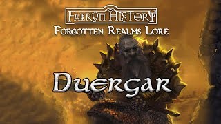 The History of Duergar  Forgotten Realms Lore [upl. by Sivet]