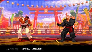 Sean vs Retsu  MUGEN 1vs1 [upl. by Danica]