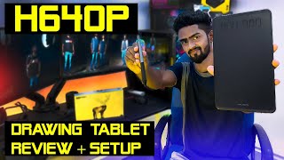 Huion H640p Graphic Tablet unboxing and review Tamil  mr roshan [upl. by Treat]