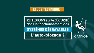 Canyonisme  Réflexions sur les systèmes débrayables  L’autoblocage [upl. by Coltin]