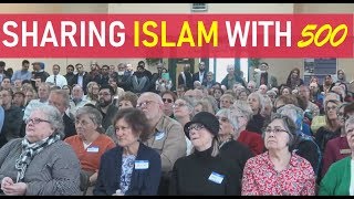 500 Americans in the Mosque  Standing room only  What they learned [upl. by Natiha422]