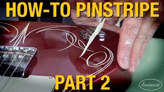 How To Pinstripe Custom Pinstripes with Rick Harris amp Kevin Tetz  Pt2 of 3  Eastwood [upl. by Sina]