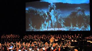 The Lord of the Rings Symphony Orchestra  The Last March of the Ents Paris 26062013 [upl. by Sakovich]