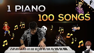 1 PIANO 100 SONGS Special 100000 [upl. by Zullo]