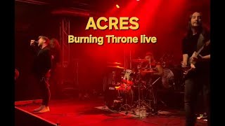 Acres am 240524 live im Wizemann Stuttgart mit quotBurning Thronequot [upl. by Jorry436]