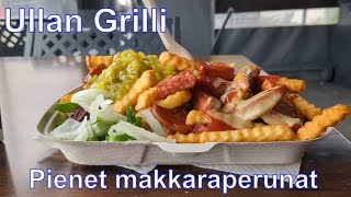 Ullan Grilli Makkaraperunat hinnasto subs Tampere grilli fastfood finland [upl. by Isla]