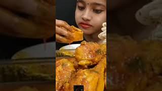 eating foods roti and chicken shorts video shorts [upl. by Penhall771]