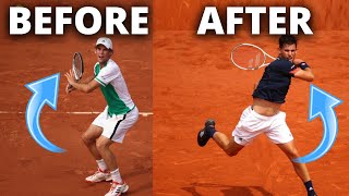 Dominic Thiem Tennis Forehand Evolution 20142020  Thiem Forehand Analysis [upl. by Viglione260]