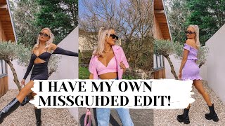 I HAVE MY OWN MISSGUIDED EDIT TRY ON HAUL  AD [upl. by Athene]