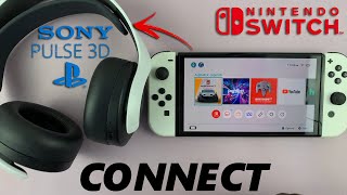 How To Connect SONY PS5 Pulse 3D Headset To Nintendo Switch [upl. by Entirb878]