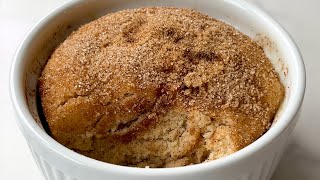 Snickerdoodle Mug Cake in 1 Minute  Soft amp Moist Cinnamon Sugar Cake in Microwave [upl. by Tania504]