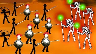 Creepy Skeleton Mage Stickman Brings Chaos to our Kingdom in Stick War 2 Order Empire [upl. by Selinda]