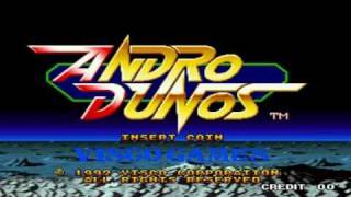 Andro Dunos アンドロデュノス Game Sample  Arcade  NeoGeo [upl. by Klotz429]