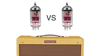 12AX7 vs 12AY7 tube on Fender Tweed Deluxe [upl. by Bone]