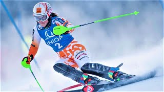 Petra VLHOVA  Slalom 2 Run 1  Spindleruv Mlyn CZE  2023 [upl. by Nyleahs]