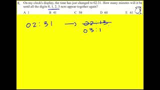 IMC 2010 q8 UKMT Intermediate Maths Challenge [upl. by Bindman]