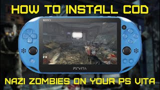 How to install COD NAZI ZOMBIES DEMAKE on your PS VITA [upl. by Asirem]