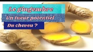 💥 Le GINGEMBRE  un tueur potentiel du cheveu  💥 [upl. by Jannel]