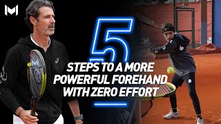 5 Steps to a More Powerful Forehand with Zero Effort [upl. by Vig227]