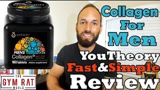 Collagen For Men  Mens Collagen  Youtheory Review [upl. by Annonyw]