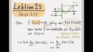 Nullstellensatz für stetige Funktionen [upl. by Si286]