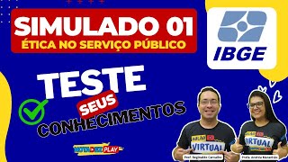 SIMULADO IBGE 01  ÉTICA NO SERVIÇO PÚBLICO [upl. by Aynad]