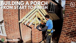 BUILDING A PORCH FROM START TO FINISH [upl. by Burl]