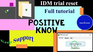 How to idm trial reset  idm trial reset for free 100 worked trick [upl. by Suhcnip]