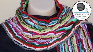 Easy Scarf  Belt  Headband Crochet Tutorial [upl. by Marlyn]