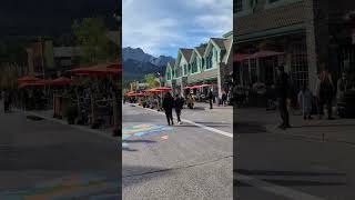 Walking with us at Canmore Downtown mkb canmore downtown [upl. by Kingsbury155]