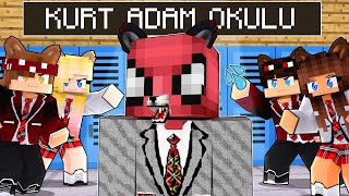 FAKİR KURT ADAM OKULUNDA YENİ SEZON🐺😨 HİKAYE 1BÖLÜM  Minecraft [upl. by Fabien154]