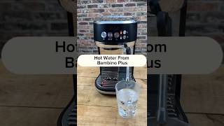 How To Get Hot Water On The Bambino Plus shorts coffee [upl. by Ingunna]