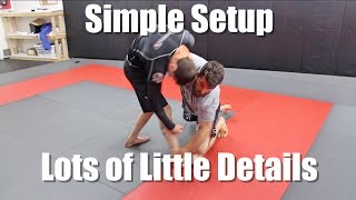 Ankle Pick Takedown for No Gi BJJ [upl. by Oijres]