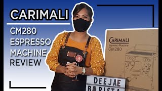 CARIMALI CM 280 Espresso machine amp CG 150 Coffee grinder Review [upl. by Alamaj]