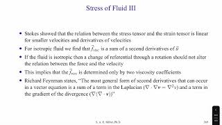 NavierStokes equations  Stress [upl. by Mccormick]