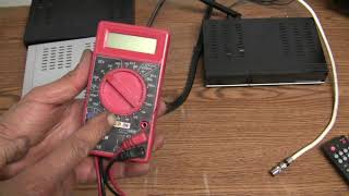 How to test a 3abn receiver for LNB power Testing an FTA receiver for LNB power source [upl. by Nicholas]